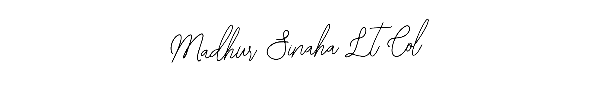 Make a beautiful signature design for name Madhur Sinaha Lt Col. Use this online signature maker to create a handwritten signature for free. Madhur Sinaha Lt Col signature style 12 images and pictures png