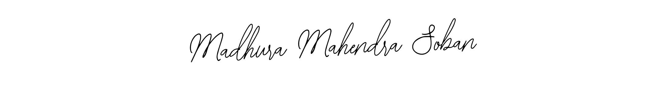 It looks lik you need a new signature style for name Madhura Mahendra Soban. Design unique handwritten (Bearetta-2O07w) signature with our free signature maker in just a few clicks. Madhura Mahendra Soban signature style 12 images and pictures png