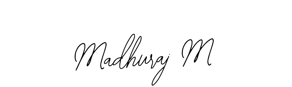 Make a beautiful signature design for name Madhuraj M. With this signature (Bearetta-2O07w) style, you can create a handwritten signature for free. Madhuraj M signature style 12 images and pictures png