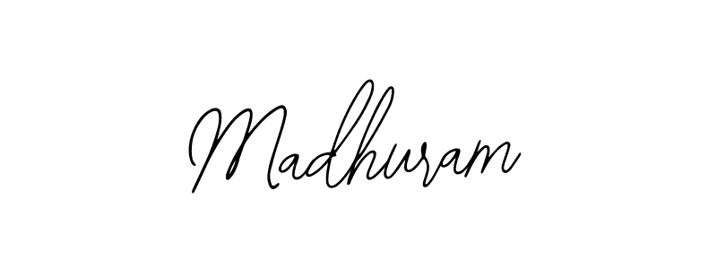 How to make Madhuram signature? Bearetta-2O07w is a professional autograph style. Create handwritten signature for Madhuram name. Madhuram signature style 12 images and pictures png