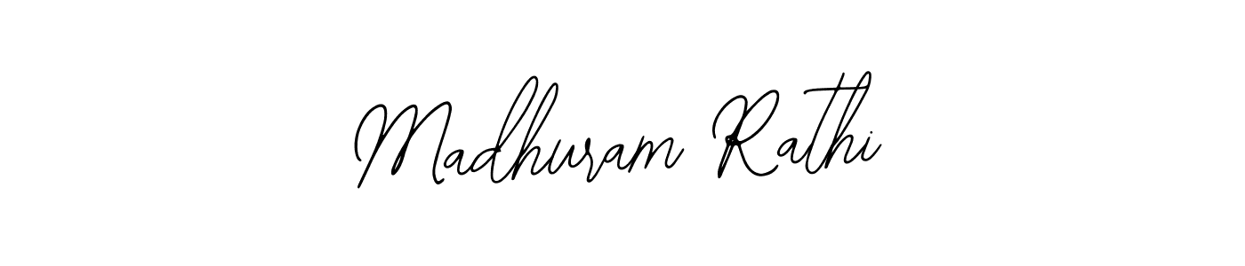 Create a beautiful signature design for name Madhuram Rathi. With this signature (Bearetta-2O07w) fonts, you can make a handwritten signature for free. Madhuram Rathi signature style 12 images and pictures png