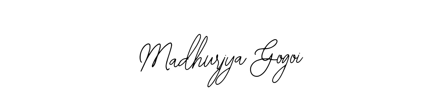 if you are searching for the best signature style for your name Madhurjya Gogoi. so please give up your signature search. here we have designed multiple signature styles  using Bearetta-2O07w. Madhurjya Gogoi signature style 12 images and pictures png