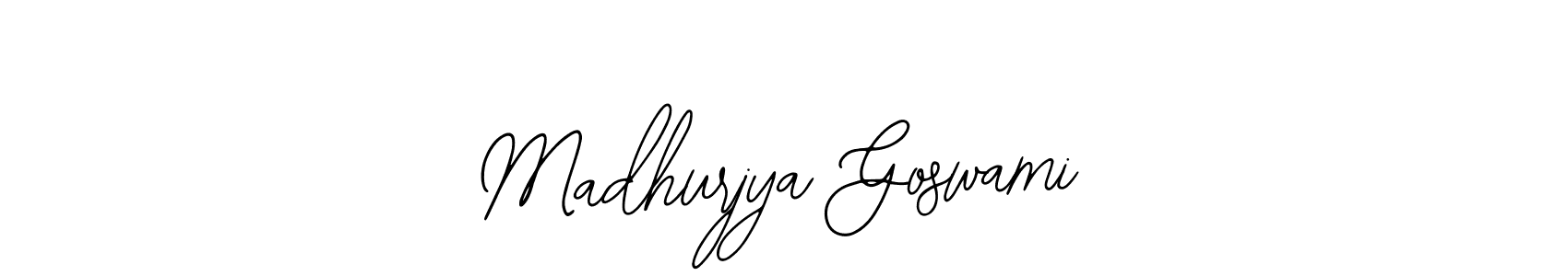 if you are searching for the best signature style for your name Madhurjya Goswami. so please give up your signature search. here we have designed multiple signature styles  using Bearetta-2O07w. Madhurjya Goswami signature style 12 images and pictures png