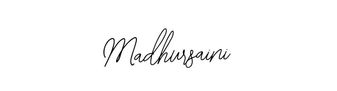 The best way (Bearetta-2O07w) to make a short signature is to pick only two or three words in your name. The name Madhursaini include a total of six letters. For converting this name. Madhursaini signature style 12 images and pictures png