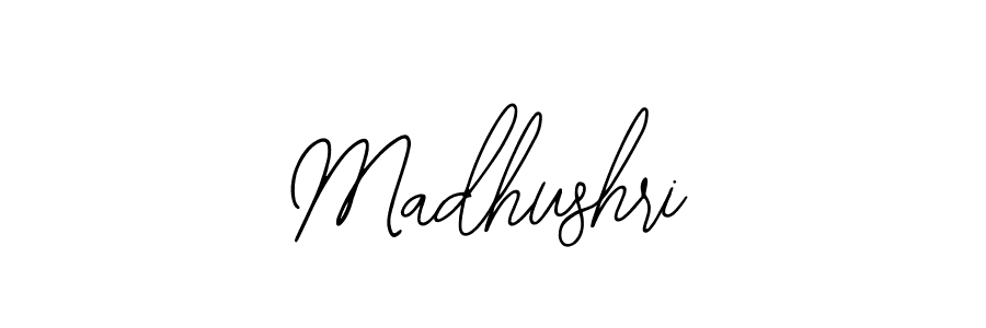 Use a signature maker to create a handwritten signature online. With this signature software, you can design (Bearetta-2O07w) your own signature for name Madhushri. Madhushri signature style 12 images and pictures png