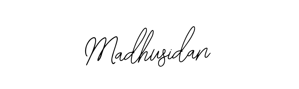 The best way (Bearetta-2O07w) to make a short signature is to pick only two or three words in your name. The name Madhusidan include a total of six letters. For converting this name. Madhusidan signature style 12 images and pictures png