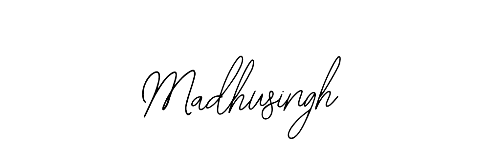 Make a beautiful signature design for name Madhusingh. With this signature (Bearetta-2O07w) style, you can create a handwritten signature for free. Madhusingh signature style 12 images and pictures png