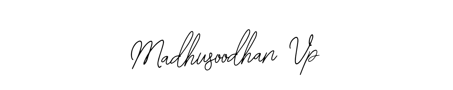 Also we have Madhusoodhan Vp name is the best signature style. Create professional handwritten signature collection using Bearetta-2O07w autograph style. Madhusoodhan Vp signature style 12 images and pictures png