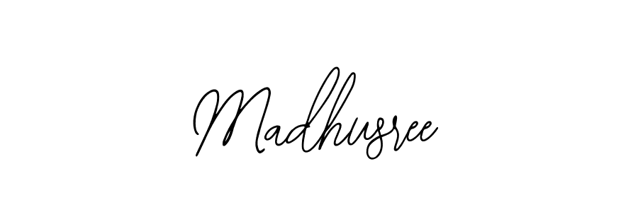 if you are searching for the best signature style for your name Madhusree. so please give up your signature search. here we have designed multiple signature styles  using Bearetta-2O07w. Madhusree signature style 12 images and pictures png