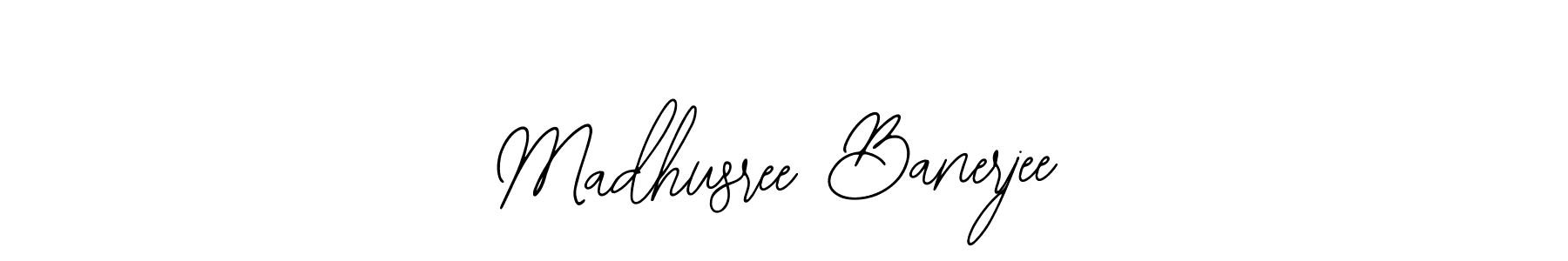 The best way (Bearetta-2O07w) to make a short signature is to pick only two or three words in your name. The name Madhusree Banerjee include a total of six letters. For converting this name. Madhusree Banerjee signature style 12 images and pictures png