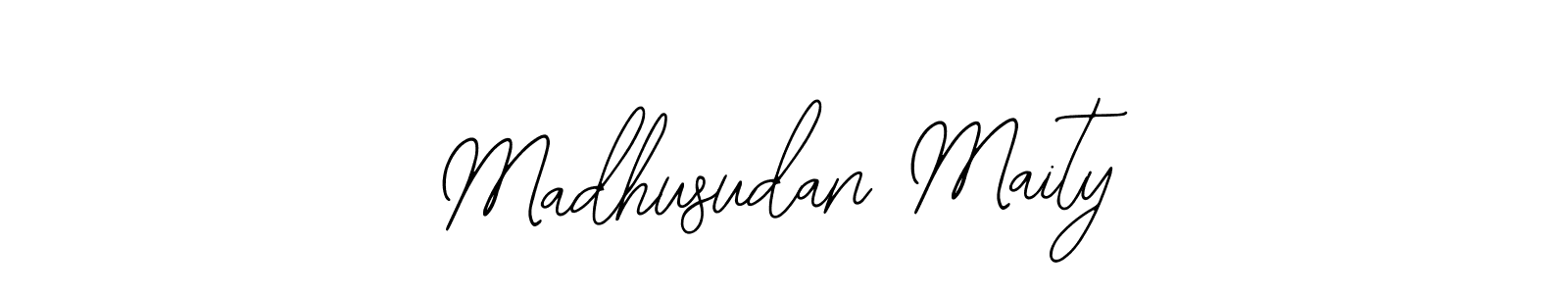Make a beautiful signature design for name Madhusudan Maity. With this signature (Bearetta-2O07w) style, you can create a handwritten signature for free. Madhusudan Maity signature style 12 images and pictures png