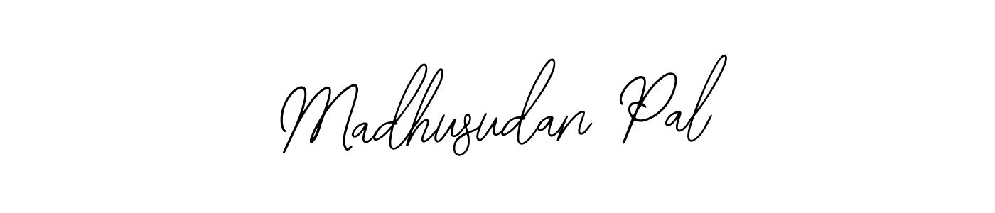 Bearetta-2O07w is a professional signature style that is perfect for those who want to add a touch of class to their signature. It is also a great choice for those who want to make their signature more unique. Get Madhusudan Pal name to fancy signature for free. Madhusudan Pal signature style 12 images and pictures png