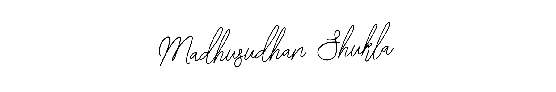 Make a beautiful signature design for name Madhusudhan Shukla. With this signature (Bearetta-2O07w) style, you can create a handwritten signature for free. Madhusudhan Shukla signature style 12 images and pictures png