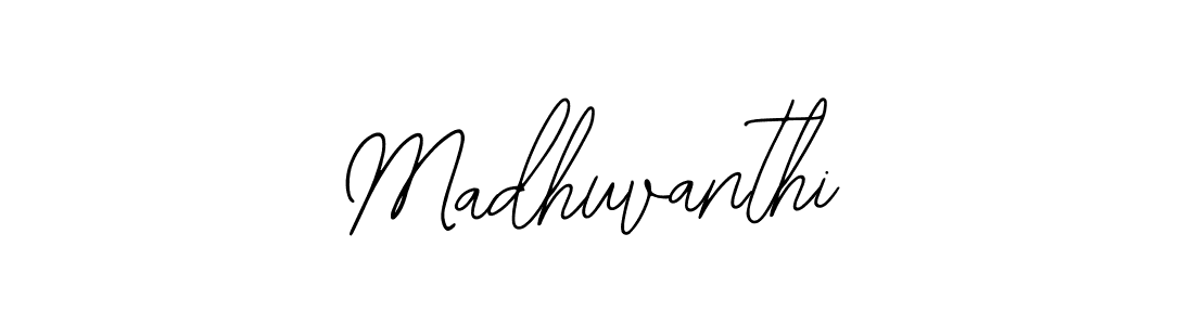 The best way (Bearetta-2O07w) to make a short signature is to pick only two or three words in your name. The name Madhuvanthi include a total of six letters. For converting this name. Madhuvanthi signature style 12 images and pictures png