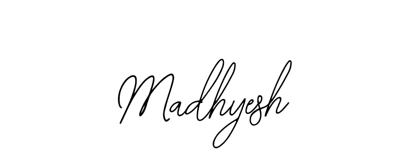How to make Madhyesh signature? Bearetta-2O07w is a professional autograph style. Create handwritten signature for Madhyesh name. Madhyesh signature style 12 images and pictures png