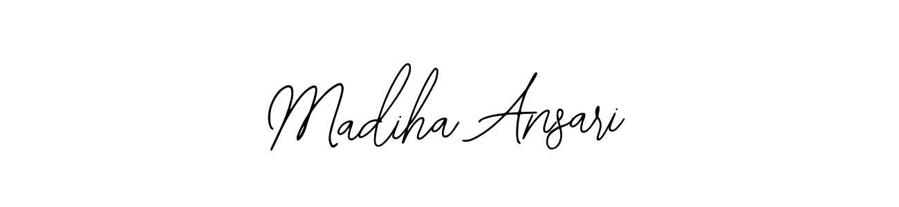 Make a beautiful signature design for name Madiha Ansari. Use this online signature maker to create a handwritten signature for free. Madiha Ansari signature style 12 images and pictures png