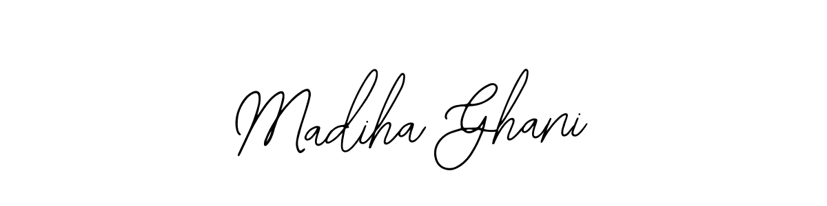 How to make Madiha Ghani signature? Bearetta-2O07w is a professional autograph style. Create handwritten signature for Madiha Ghani name. Madiha Ghani signature style 12 images and pictures png