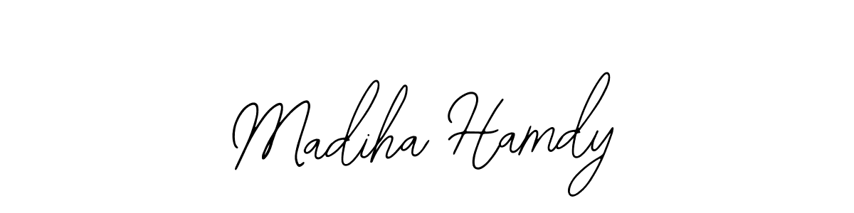 You can use this online signature creator to create a handwritten signature for the name Madiha Hamdy. This is the best online autograph maker. Madiha Hamdy signature style 12 images and pictures png