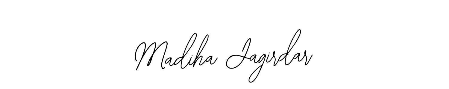 Create a beautiful signature design for name Madiha Jagirdar. With this signature (Bearetta-2O07w) fonts, you can make a handwritten signature for free. Madiha Jagirdar signature style 12 images and pictures png