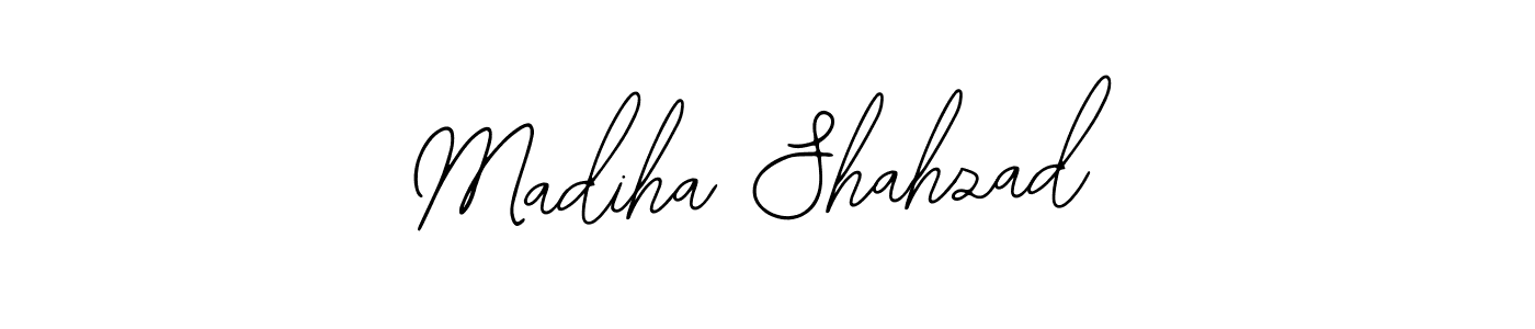 Also You can easily find your signature by using the search form. We will create Madiha Shahzad name handwritten signature images for you free of cost using Bearetta-2O07w sign style. Madiha Shahzad signature style 12 images and pictures png