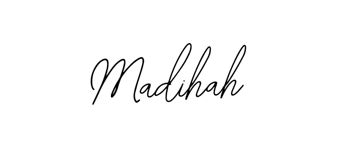 Make a beautiful signature design for name Madihah. With this signature (Bearetta-2O07w) style, you can create a handwritten signature for free. Madihah signature style 12 images and pictures png
