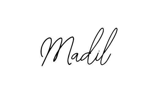 The best way (Bearetta-2O07w) to make a short signature is to pick only two or three words in your name. The name Madil include a total of six letters. For converting this name. Madil signature style 12 images and pictures png