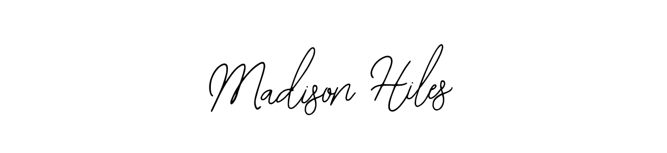 Also You can easily find your signature by using the search form. We will create Madison Hiles name handwritten signature images for you free of cost using Bearetta-2O07w sign style. Madison Hiles signature style 12 images and pictures png