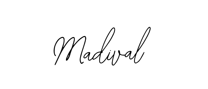 Use a signature maker to create a handwritten signature online. With this signature software, you can design (Bearetta-2O07w) your own signature for name Madival. Madival signature style 12 images and pictures png