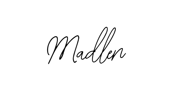 How to make Madlen signature? Bearetta-2O07w is a professional autograph style. Create handwritten signature for Madlen name. Madlen signature style 12 images and pictures png