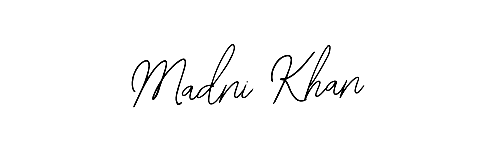 Also we have Madni Khan name is the best signature style. Create professional handwritten signature collection using Bearetta-2O07w autograph style. Madni Khan signature style 12 images and pictures png