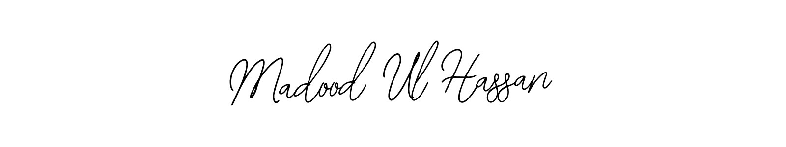 if you are searching for the best signature style for your name Madood Ul Hassan. so please give up your signature search. here we have designed multiple signature styles  using Bearetta-2O07w. Madood Ul Hassan signature style 12 images and pictures png