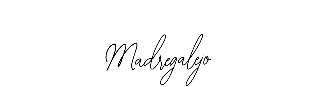 How to make Madregalejo name signature. Use Bearetta-2O07w style for creating short signs online. This is the latest handwritten sign. Madregalejo signature style 12 images and pictures png