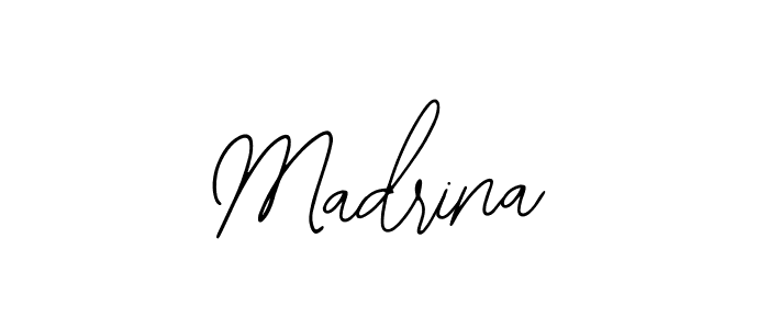 Bearetta-2O07w is a professional signature style that is perfect for those who want to add a touch of class to their signature. It is also a great choice for those who want to make their signature more unique. Get Madrina name to fancy signature for free. Madrina signature style 12 images and pictures png