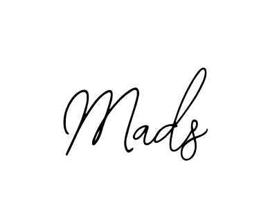 How to make Mads name signature. Use Bearetta-2O07w style for creating short signs online. This is the latest handwritten sign. Mads signature style 12 images and pictures png