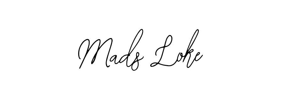 Also You can easily find your signature by using the search form. We will create Mads Loke name handwritten signature images for you free of cost using Bearetta-2O07w sign style. Mads Loke signature style 12 images and pictures png