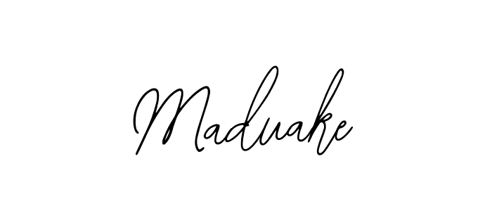 Bearetta-2O07w is a professional signature style that is perfect for those who want to add a touch of class to their signature. It is also a great choice for those who want to make their signature more unique. Get Maduake name to fancy signature for free. Maduake signature style 12 images and pictures png