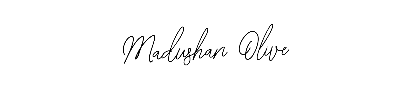 How to make Madushan Olive signature? Bearetta-2O07w is a professional autograph style. Create handwritten signature for Madushan Olive name. Madushan Olive signature style 12 images and pictures png