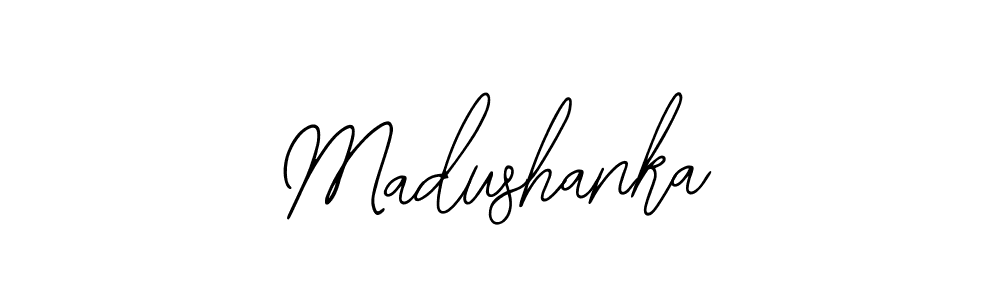How to make Madushanka signature? Bearetta-2O07w is a professional autograph style. Create handwritten signature for Madushanka name. Madushanka signature style 12 images and pictures png