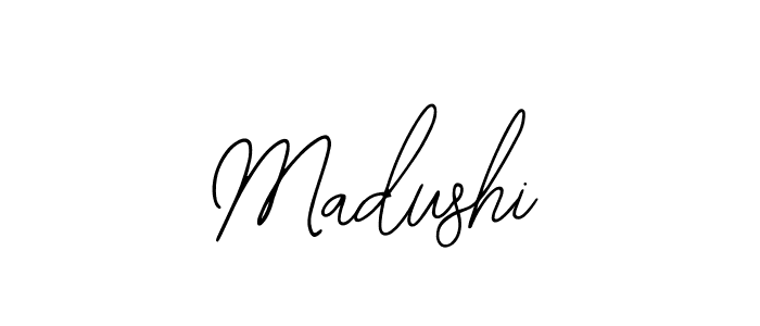 Madushi stylish signature style. Best Handwritten Sign (Bearetta-2O07w) for my name. Handwritten Signature Collection Ideas for my name Madushi. Madushi signature style 12 images and pictures png