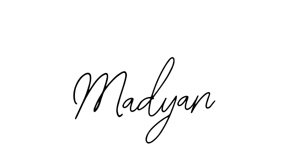 How to Draw Madyan signature style? Bearetta-2O07w is a latest design signature styles for name Madyan. Madyan signature style 12 images and pictures png