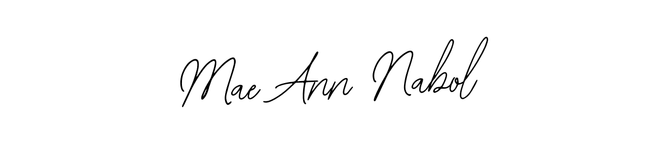 Similarly Bearetta-2O07w is the best handwritten signature design. Signature creator online .You can use it as an online autograph creator for name Mae Ann Nabol. Mae Ann Nabol signature style 12 images and pictures png