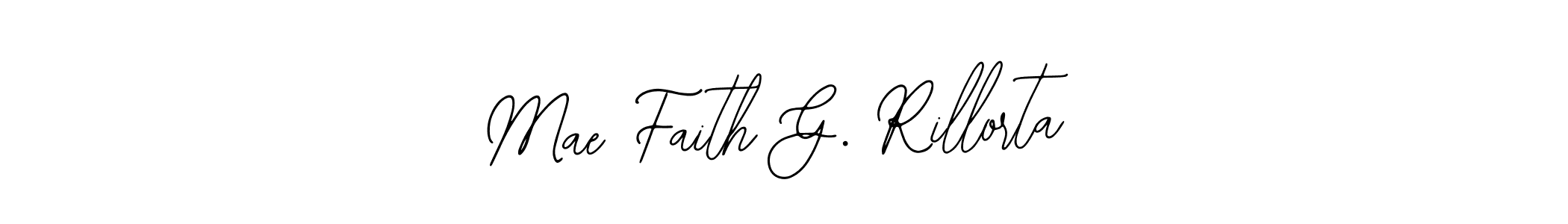 Make a short Mae Faith G. Rillorta signature style. Manage your documents anywhere anytime using Bearetta-2O07w. Create and add eSignatures, submit forms, share and send files easily. Mae Faith G. Rillorta signature style 12 images and pictures png