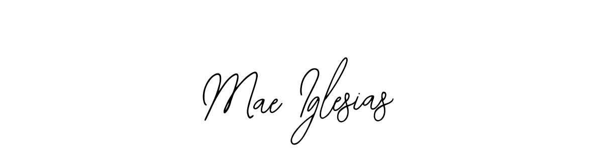 Make a beautiful signature design for name Mae Iglesias. Use this online signature maker to create a handwritten signature for free. Mae Iglesias signature style 12 images and pictures png