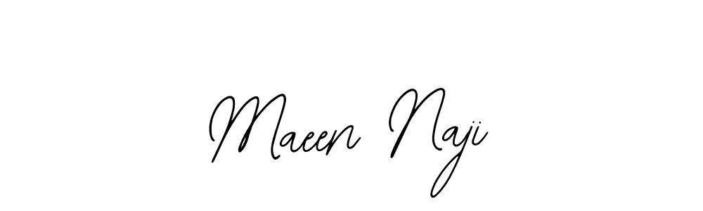 Also we have Maeen Naji name is the best signature style. Create professional handwritten signature collection using Bearetta-2O07w autograph style. Maeen Naji signature style 12 images and pictures png