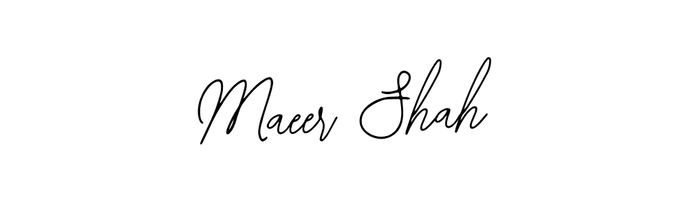 if you are searching for the best signature style for your name Maeer Shah. so please give up your signature search. here we have designed multiple signature styles  using Bearetta-2O07w. Maeer Shah signature style 12 images and pictures png