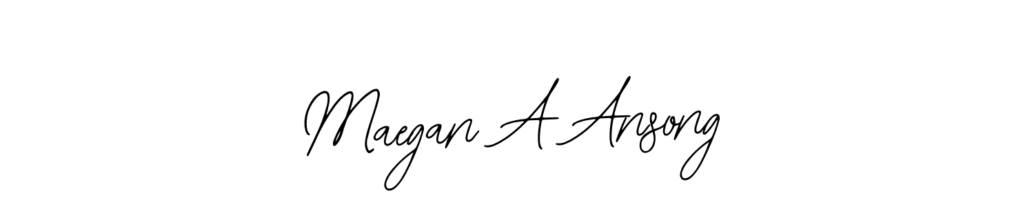 How to make Maegan A Ansong signature? Bearetta-2O07w is a professional autograph style. Create handwritten signature for Maegan A Ansong name. Maegan A Ansong signature style 12 images and pictures png