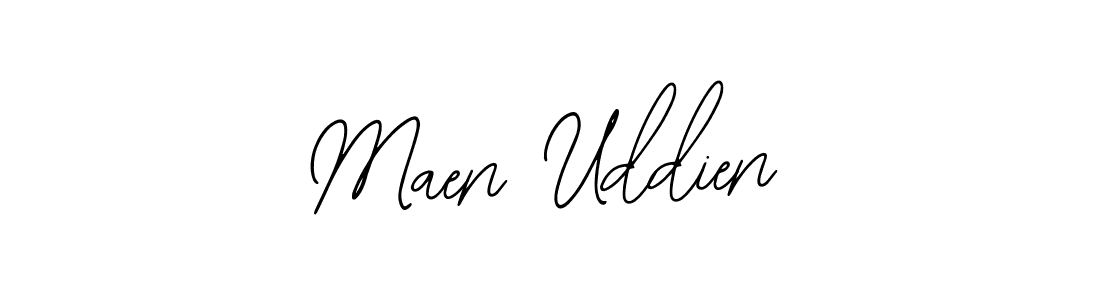 The best way (Bearetta-2O07w) to make a short signature is to pick only two or three words in your name. The name Maen Uddien include a total of six letters. For converting this name. Maen Uddien signature style 12 images and pictures png