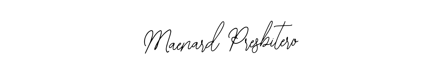 Also we have Maenard Presbitero name is the best signature style. Create professional handwritten signature collection using Bearetta-2O07w autograph style. Maenard Presbitero signature style 12 images and pictures png
