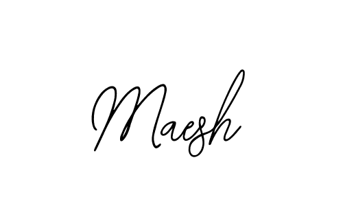 Also we have Maesh name is the best signature style. Create professional handwritten signature collection using Bearetta-2O07w autograph style. Maesh signature style 12 images and pictures png