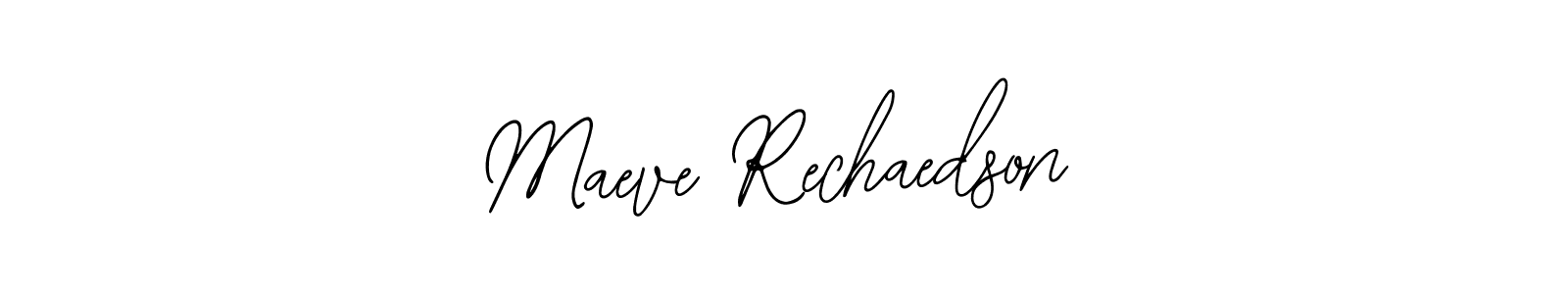 This is the best signature style for the Maeve Rechaedson name. Also you like these signature font (Bearetta-2O07w). Mix name signature. Maeve Rechaedson signature style 12 images and pictures png